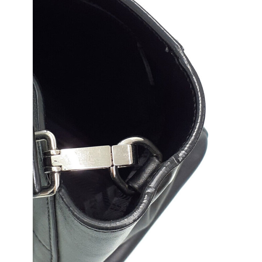 Prada Black Tote Calf Leather Shoulder Bag City - Picture 7 of 9